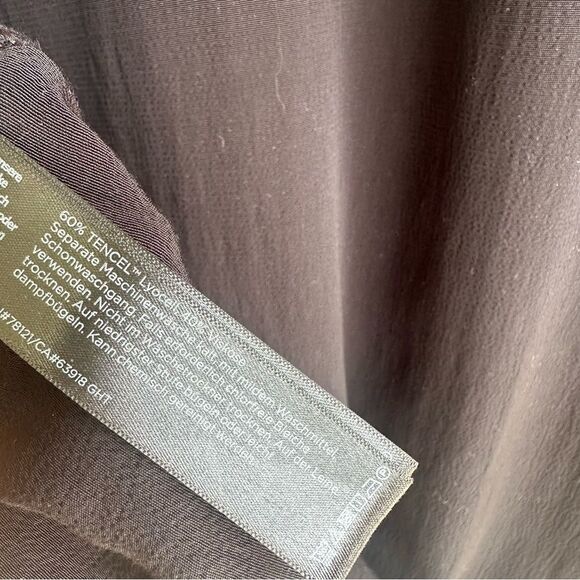 EILEEN FISHER Dress Women Medium Midi Boxy Minimalist Modest Tencel Lyocell - Picture 8 of 8